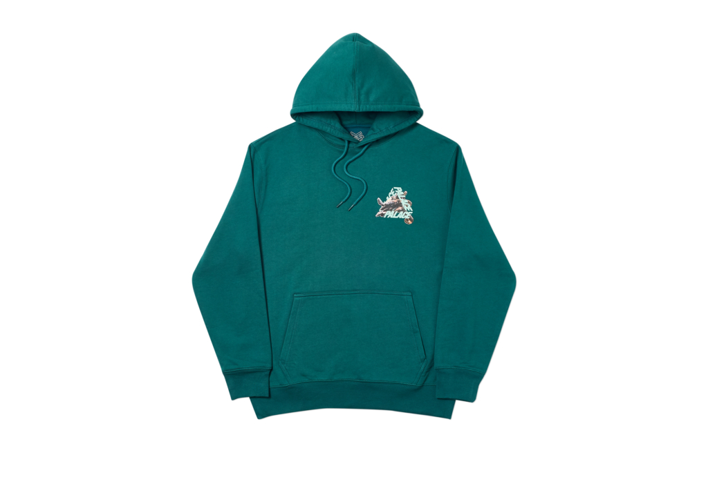 Buy Palace Octo Hood Forest Green Novelship