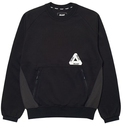 Palace Re-Sponder Tech Crew Black Buy Palace Re-Sponder Tech Crew Black