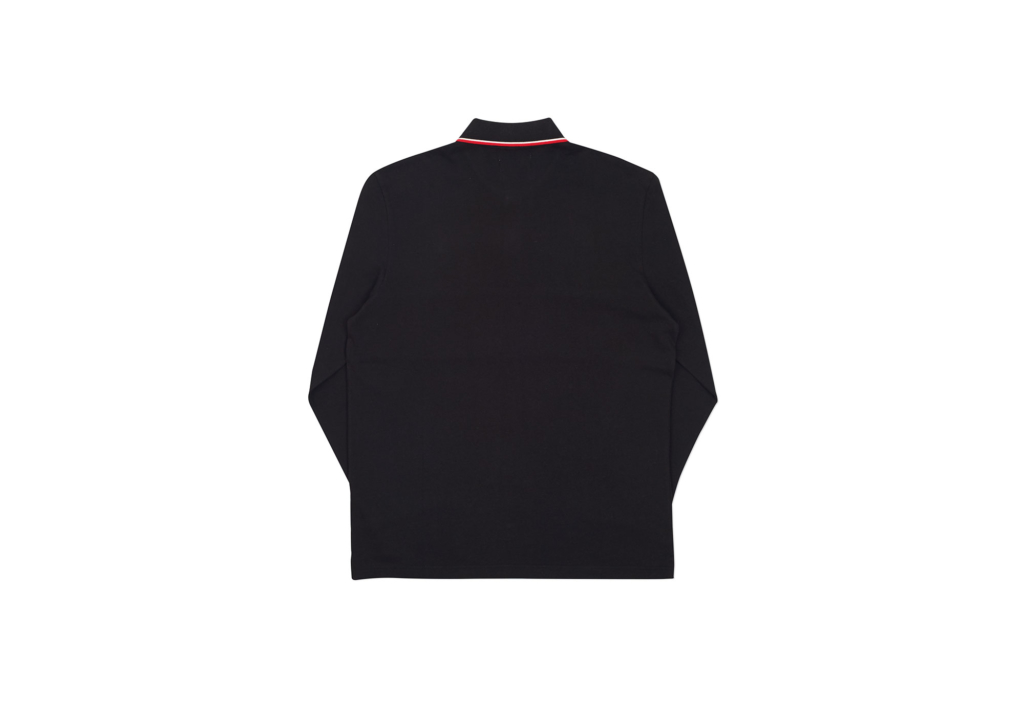 Palace Handle Longsleeve Polo Black - Novelship