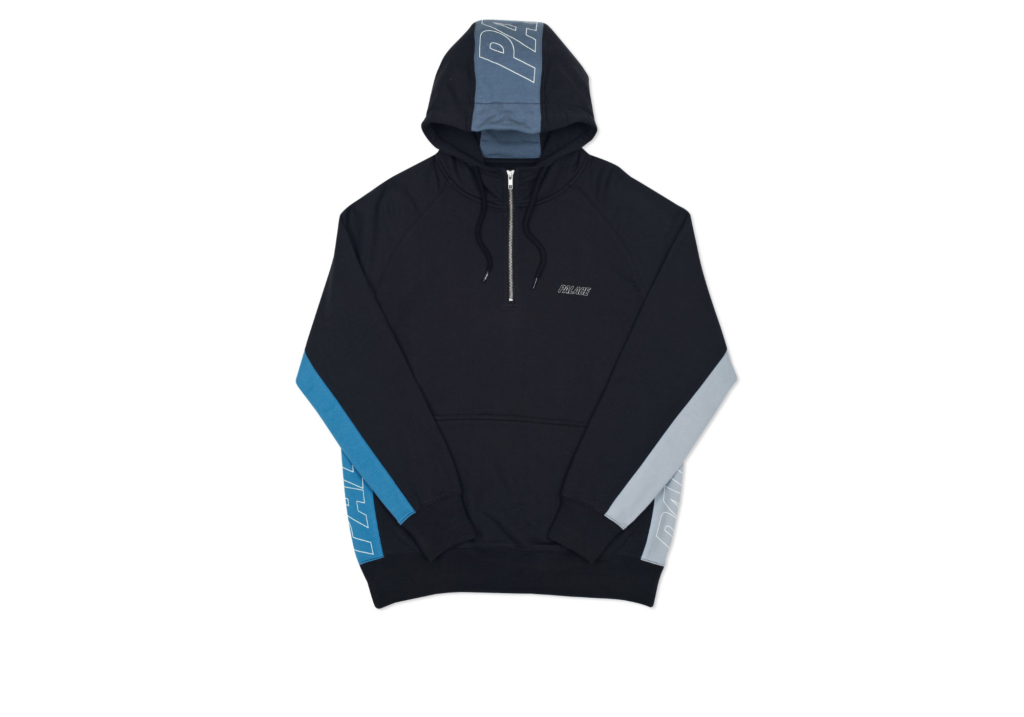 Palace q outlet zip hoodie