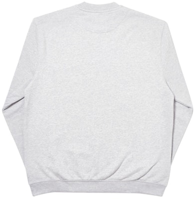 Palace Discuss Crew Grey Marl Order Palace Discuss Crew Grey Marl