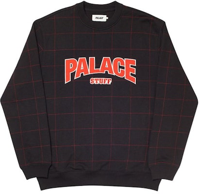 Palace P Stuff Crew Crew Black Buy Palace P Stuff Crew Crew Black