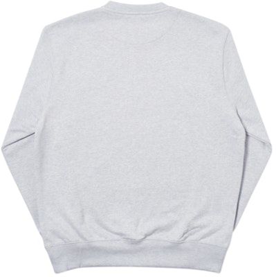 Palace Power Crew Grey Marl Order Palace Power Crew Grey Marl