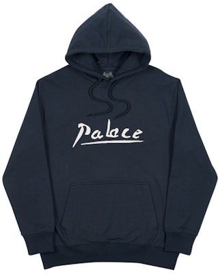 Palace Signature Hood Navy Buy Palace Signature Hood Navy