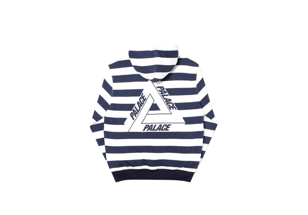 Palace stripe outlet hoodie