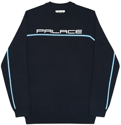 Palace Fader Pipe Knit Black/Cyan Buy Palace Fader Pipe Knit Black/Cyan