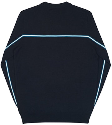 Palace Fader Pipe Knit Black/Cyan Order Palace Fader Pipe Knit Black/Cyan