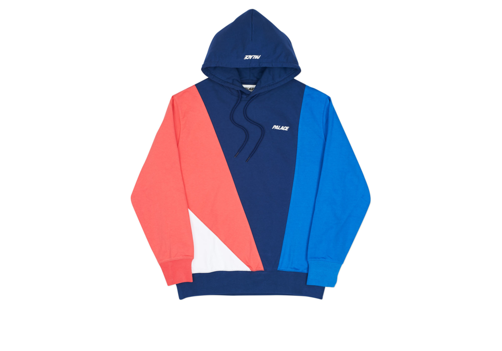 Palace Section Hood Navy/Red/White