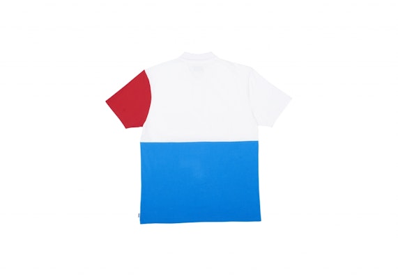 Palace Pique Polo White/Red/Blue Order Palace Pique Polo White/Red/Blue