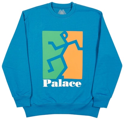 Palace P(iss) Head Crew Blue Buy Palace P(iss) Head Crew Blue
