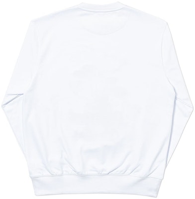 Palace Dif Strokes Crew White Order Palace Dif Strokes Crew White