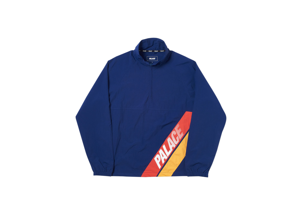 Buy Palace Typo-Wave Jacket Blue - Novelship