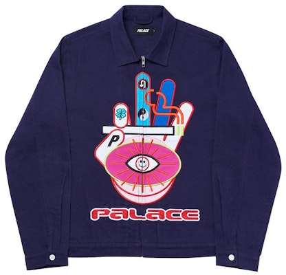 Palace Hippy Cig Jacket Navy Buy Palace Hippy Cig Jacket Navy