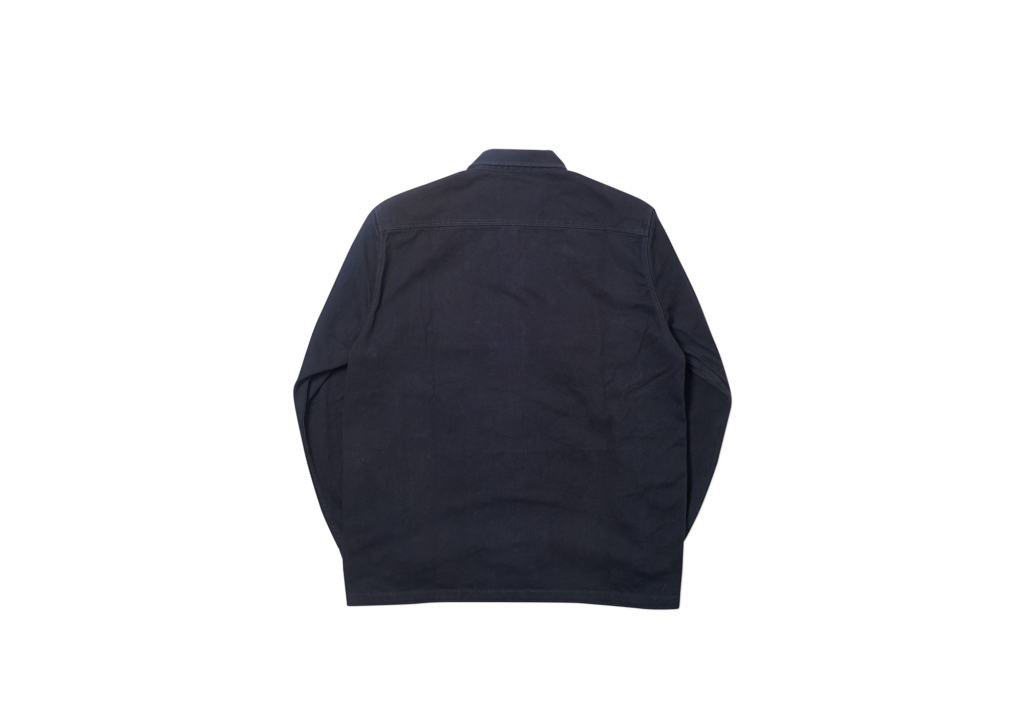 Palace Weight Zip Overshirt Navy - Novelship