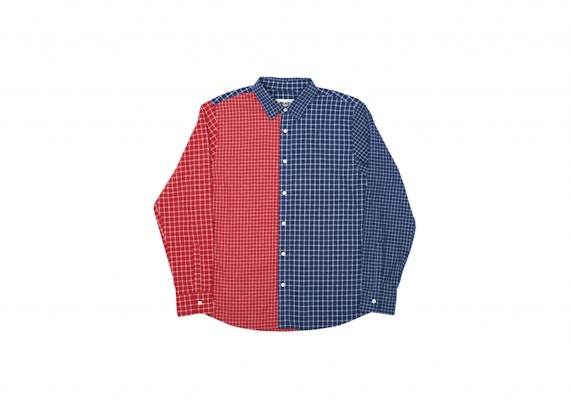Palace Over Shirt Blue/Red Buy Palace Over Shirt Blue/Red
