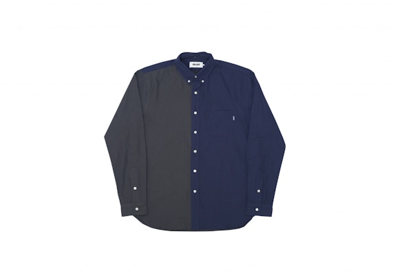 Palace Boojie Shirt Navy/grey Buy Palace Boojie Shirt Navy/grey