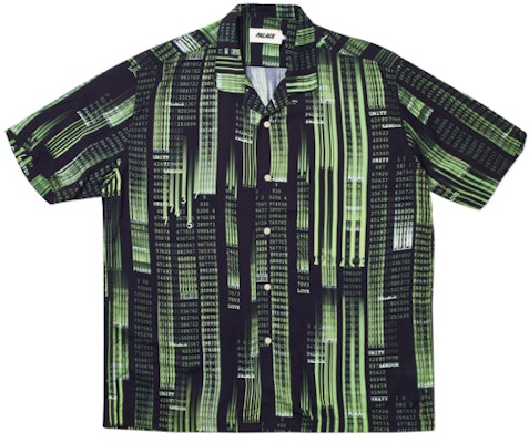Palace Matrix Shirt Black/Green Buy Palace Matrix Shirt Black/Green