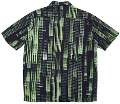 Palace Matrix Shirt Black/Green Order Palace Matrix Shirt Black/Green
