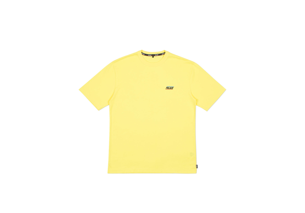 Palace Basically A T‑Shirt (FW18) Light Yellow - Novelship