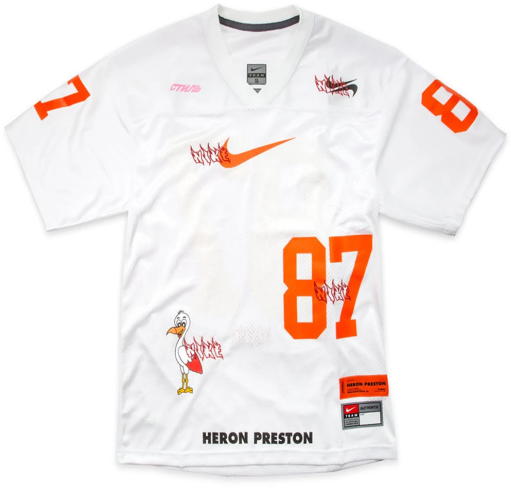 Nike x Heron Preston Oversized Jersey White CI2060 100 Novelship