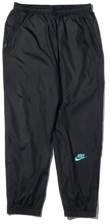 Nike x Atmos NRG Vintage Patchwork Track Pant Black Hyper Jade
