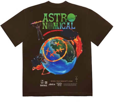 Travis Scott The Scotts Sicko Event T-Shirt Brown Order Travis Scott The Scotts Sicko Event T-Shirt Brown