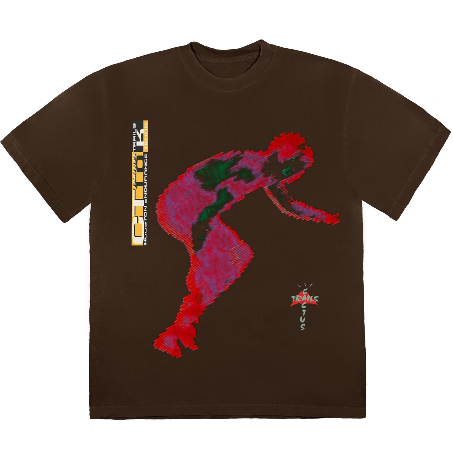 トラヴィススコットTシャツ Travis Scott Digital T-Shirt Brown Buy Travis Scott Digital T-Shirt Brown - Novelship
