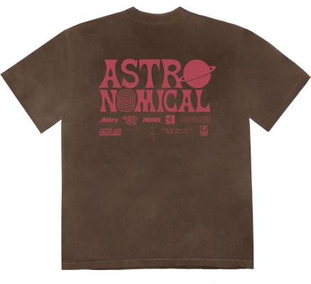 Travis Scott World Event T-Shirt Bleached Black Order Travis Scott World Event T-Shirt Bleached Black