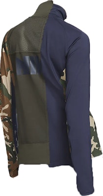 Nike x Sacai Women's Half Zip Running Jacket Sequoia/Obsidian Order Nike x Sacai Women's Half Zip Running Jacket Sequoia/Obsidian
