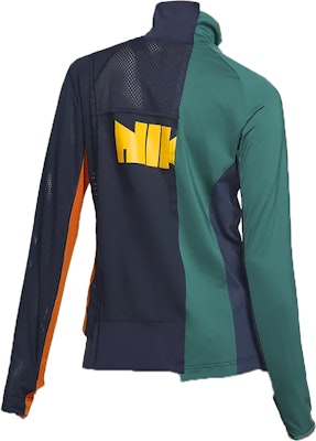 Nike x Sacai Women's Half Zip Running Jacket Obsidian/Deep Royal Blue Order Nike x Sacai Women's Half Zip Running Jacket Obsidian/Deep Royal Blue