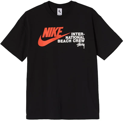 Nike x Stüssy International Beach Crew T-Shirt Black Buy Nike x Stüssy International Beach Crew T-Shirt Black