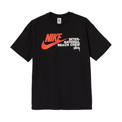 Nike Stüssy International Beach Crew T-Shirt Black