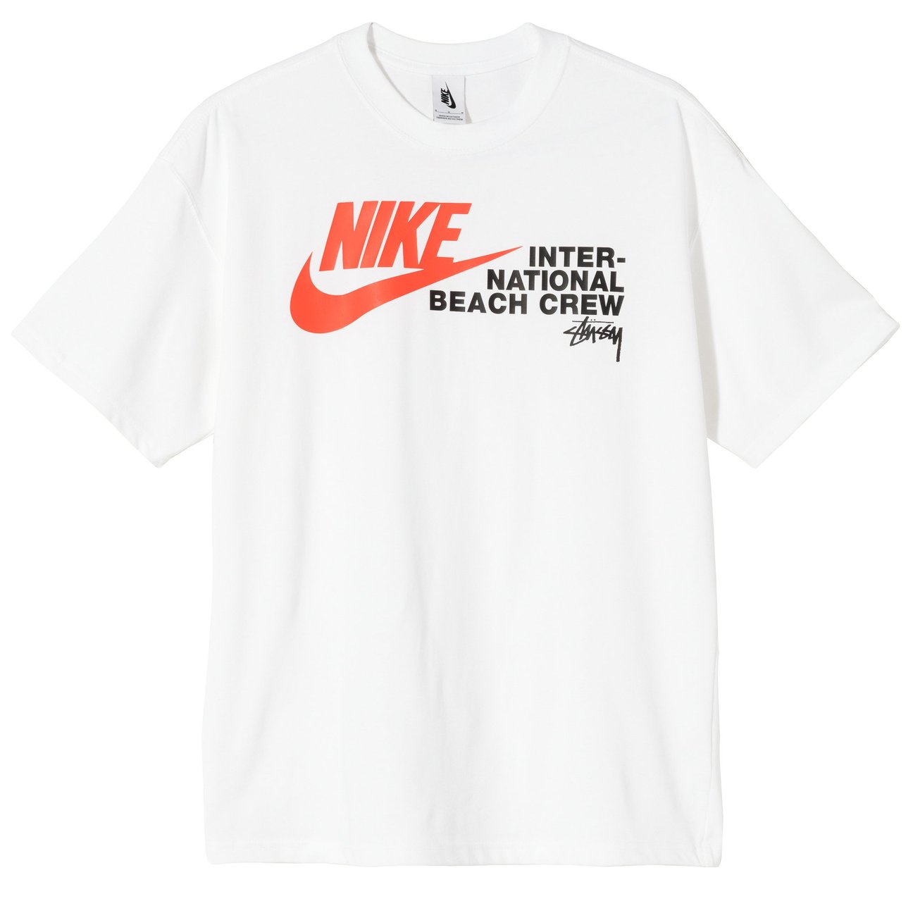 Nike x Stüssy International Beach Crew T‑Shirt White - DD3070-121