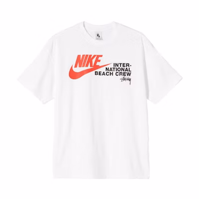 Nike Stüssy International Beach Crew T-Shirt White