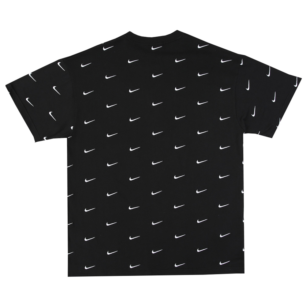 Nike All Over Swoosh Logo T‑Shirt Black - Novelship