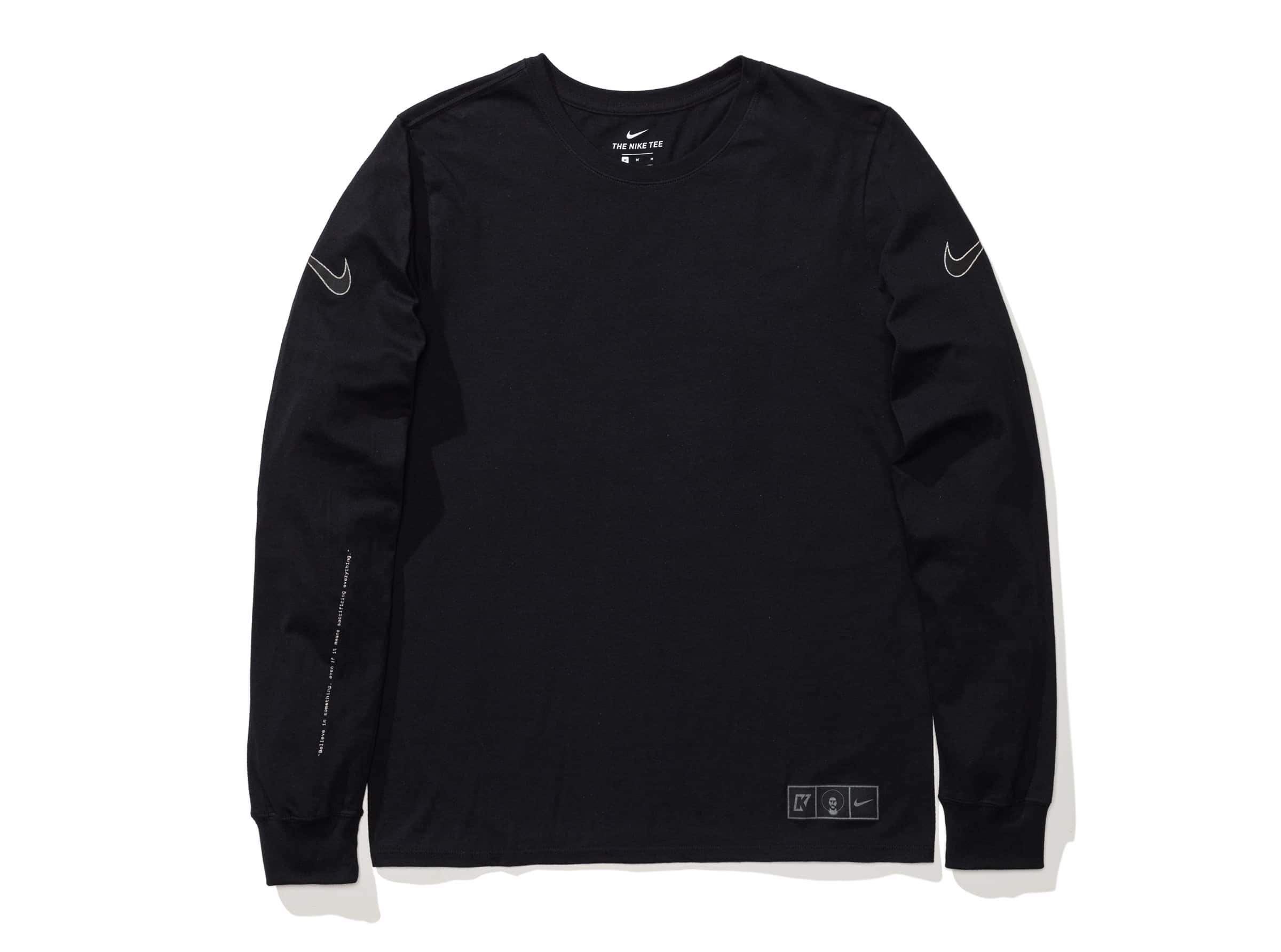 Buy Nike NSW Colin Kaepernick Longsleeve T Shirt Black Novelship