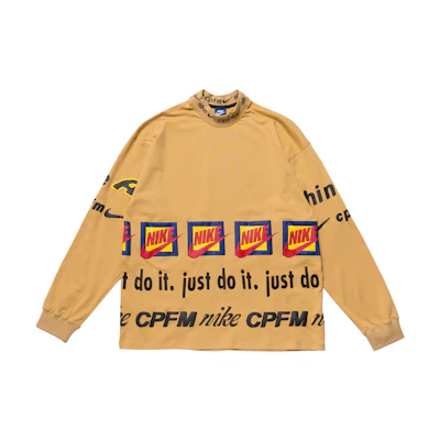 Nike CPFM L/S T-Shirt Mustard Yellow