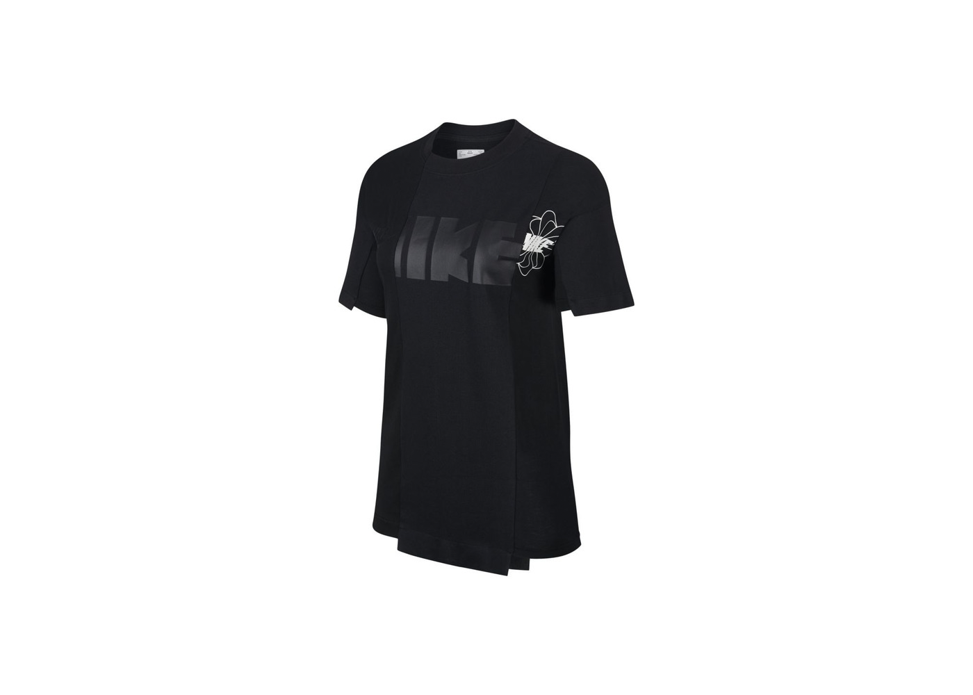 Buy Nike x Sacai Tee Black - Novelship