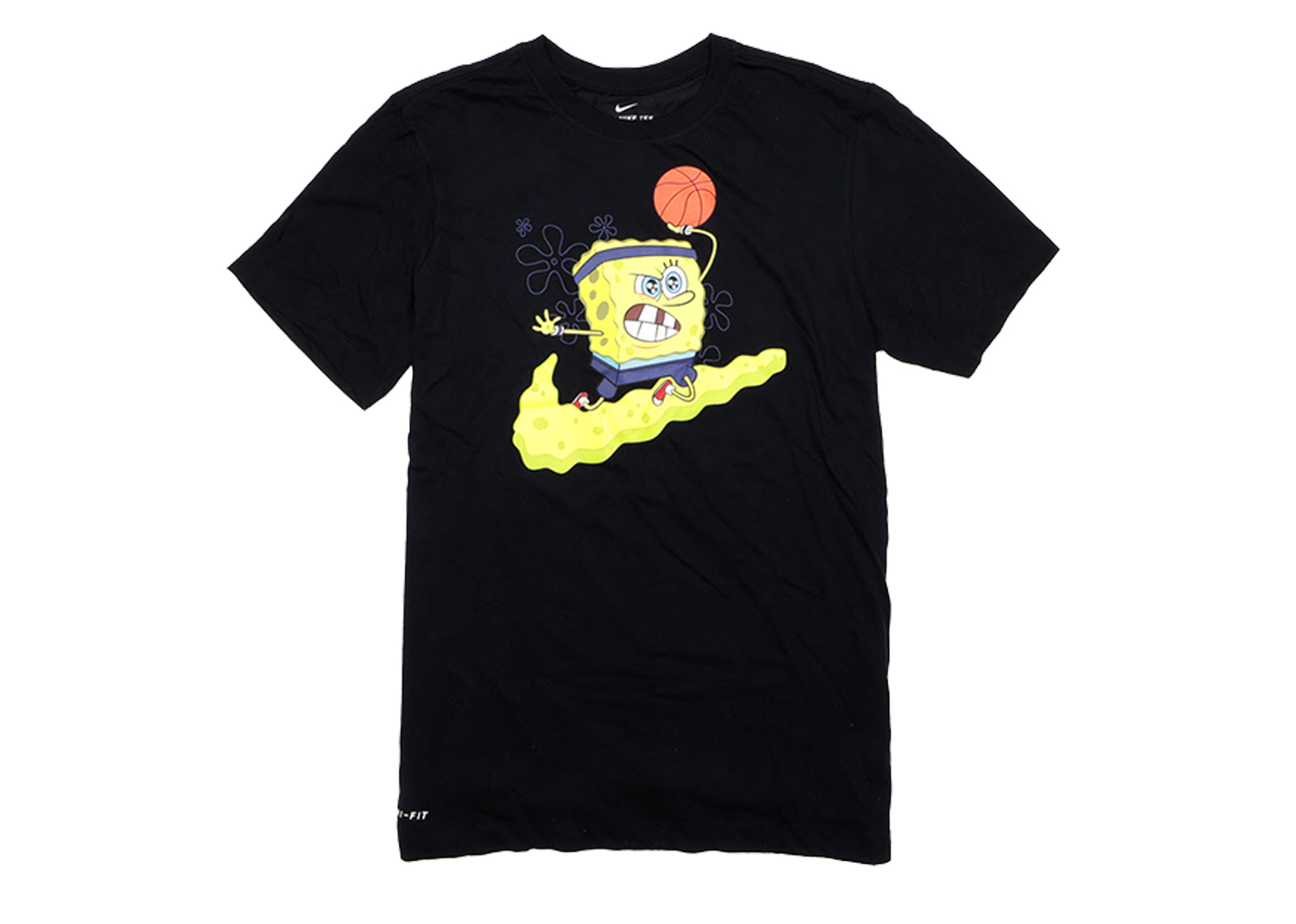 Nike Kyrie x Spongebob Dri‑Fit Tee Black - Novelship