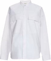 Fear of God Long Sleeve Button Up Shirt White Fear of God Long Sleeve Button Up Shirt White