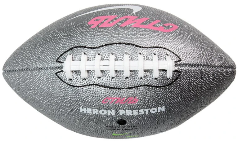 Nike x Heron Preston Vapor 24 7 Football Silver Novelship