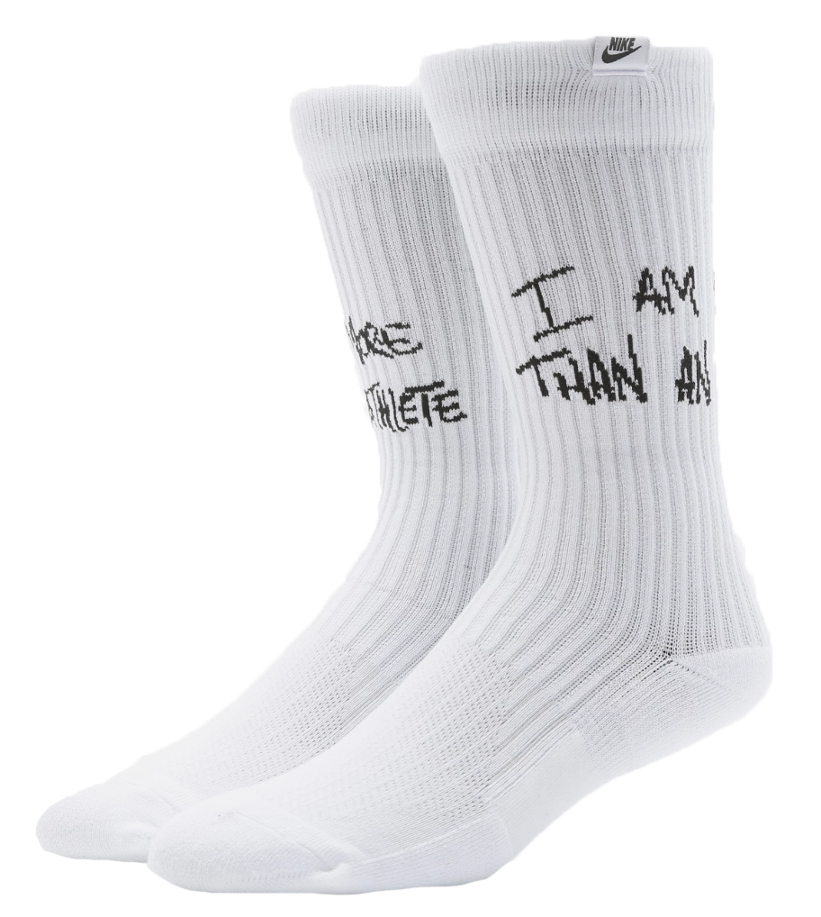 Nike x UN LeBron James More Than An Athlete Elite Crew Sock White