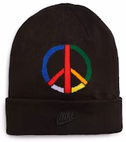 Nike x Olivia Kim Peace Sign Cuffed Beanie Black Nike x Olivia Kim Peace Sign Cuffed Beanie Black