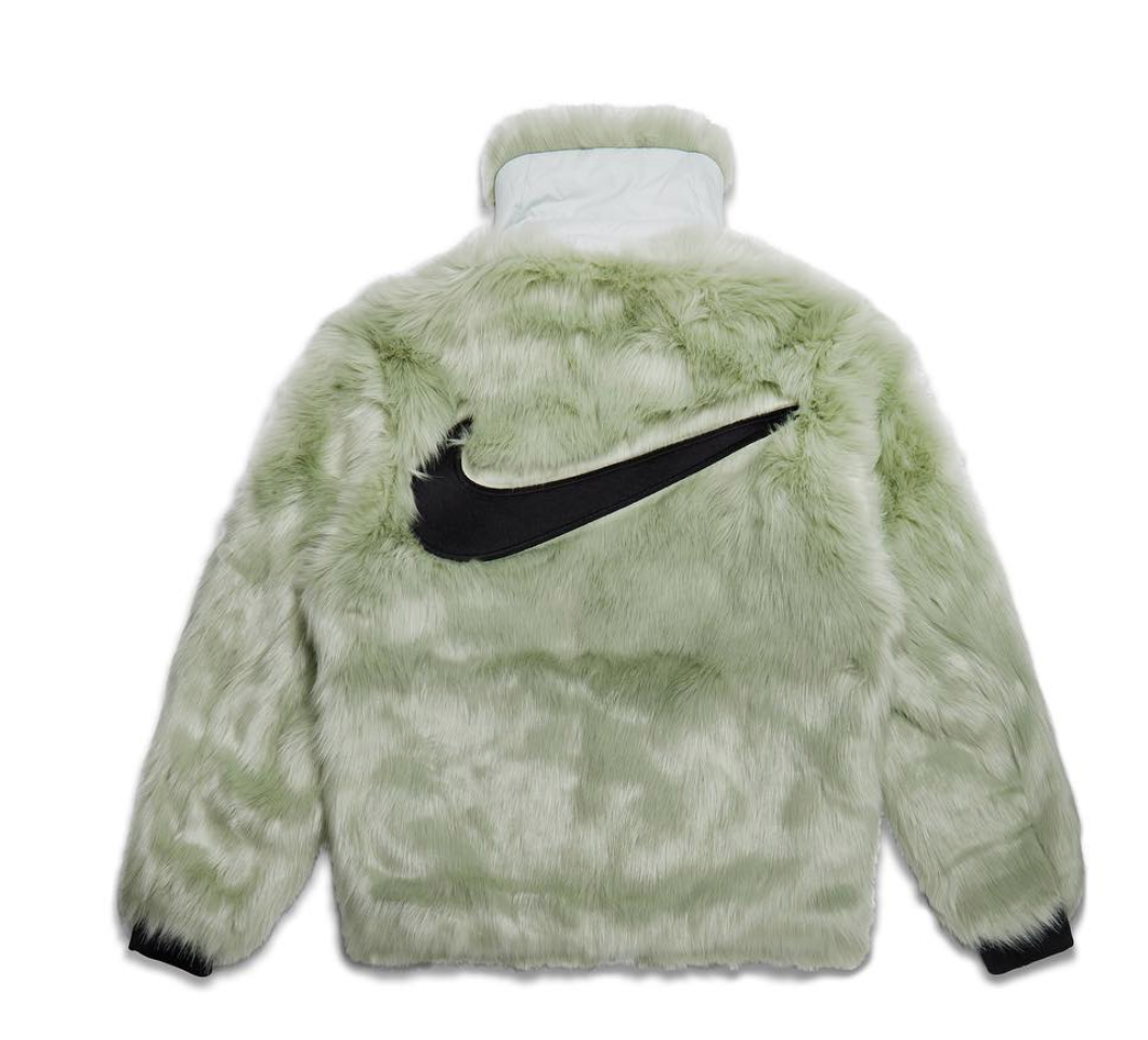 Buy Nike x Ambush Women s Reversible Faux Fur Coat Jade Horizon Black Novelship