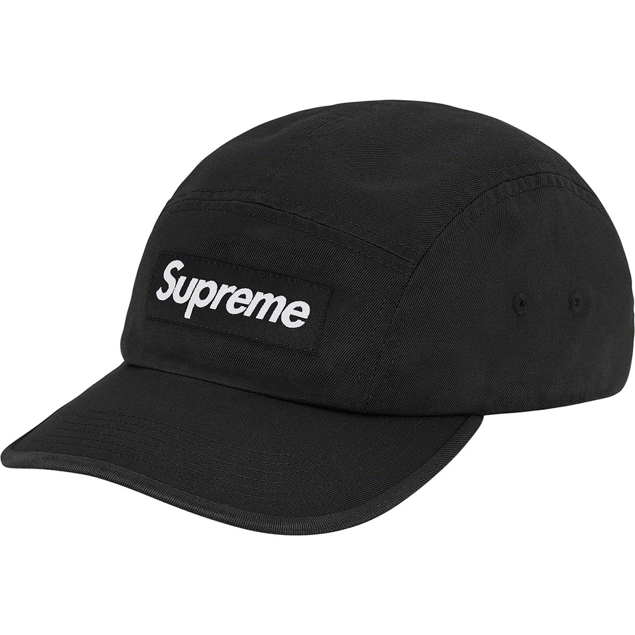 Buy Supreme Washed Chino Twill Camp Cap (FW20) Black - Novelship