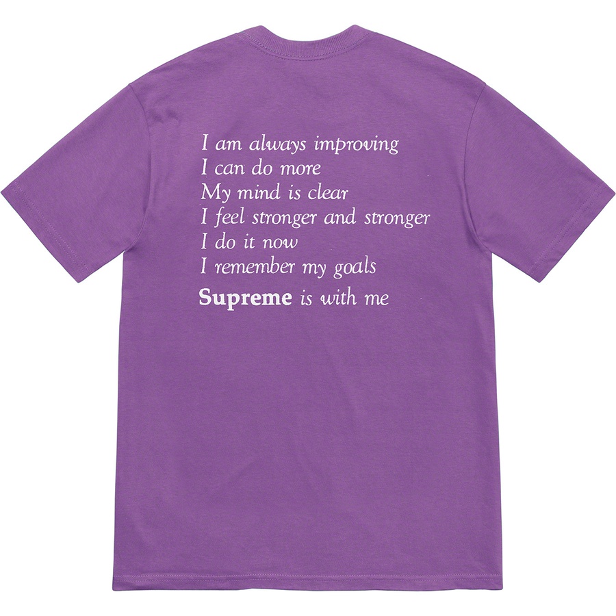 Supreme Stay Positive Tee Purple - Novelship