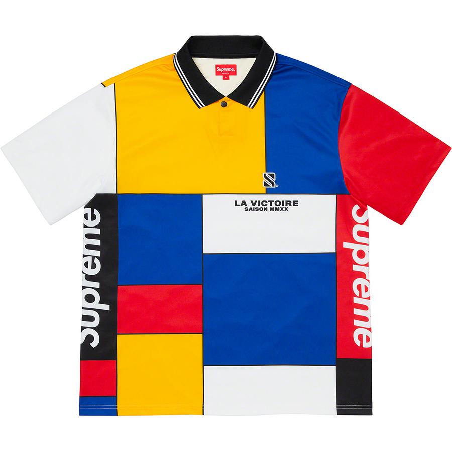 Supreme Colorblocked Soccer Polo Red - Novelship