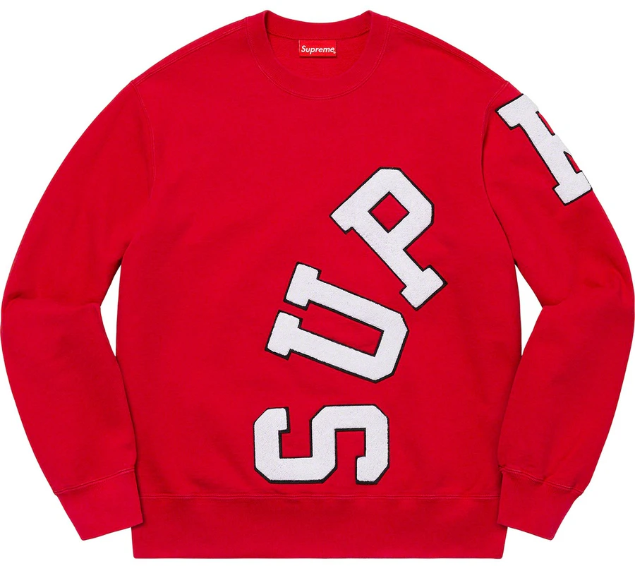 supreme-big-arc-crewneck-red