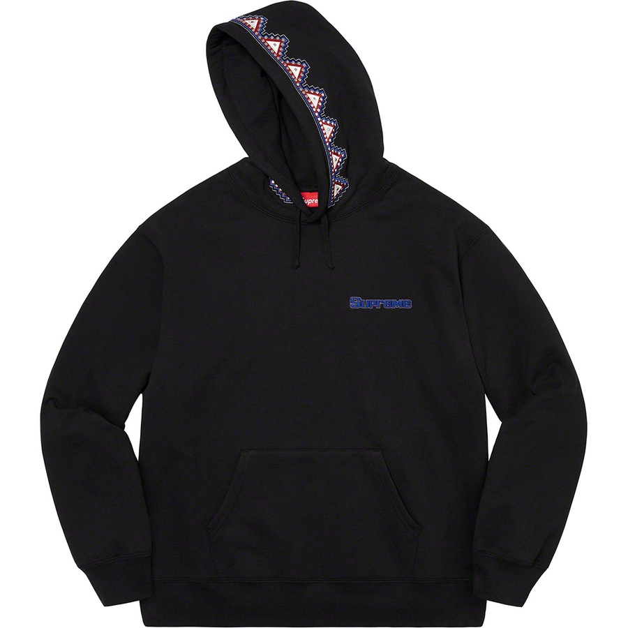 Supreme studded cheap hooded sweatshirt black