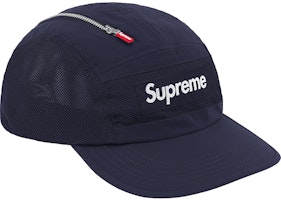 Supreme Zip Mesh Camp Cap (FW20) Navy